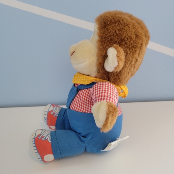 Vintage Monkey Bear Plush 1983 Amtoy Jungle Friends - Picture 4 of 9